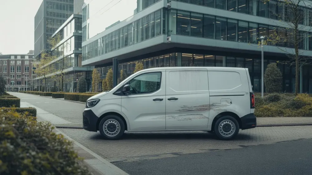 Werkbus en bedrijfspand als contrast tussen afschrijving en vermogen laten groeien met vastgoed